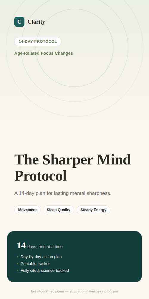 The Sharper Mind Protocol cover